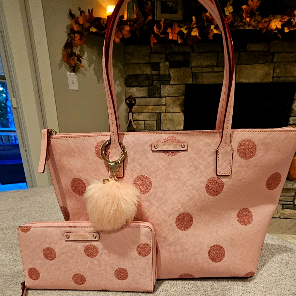 Kate Spade purse with matching wallet